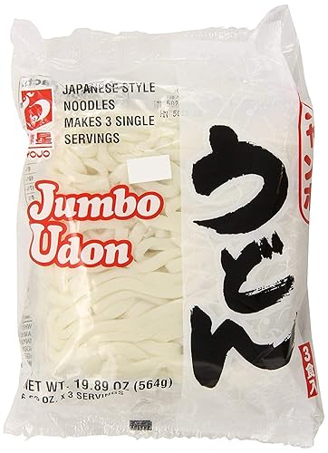 Myojo Fideos Udon Jumbo sin sopa, 19.89 onzas (paquete de 4)
