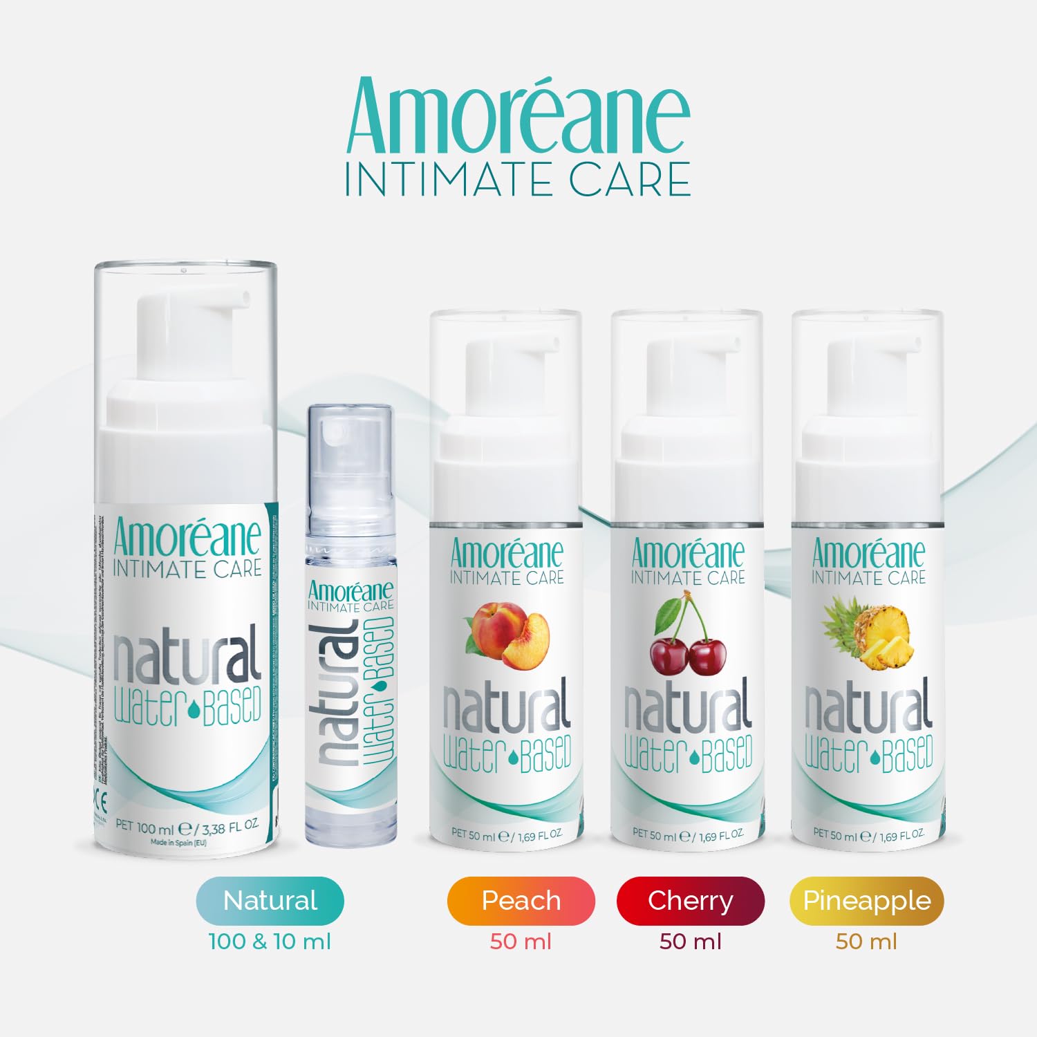 Amoréane Natural Lubricant – Lubricante Base Agua con Colágeno Marino y Fitoplancton – Hidratación y Confort - 10ml — view 7