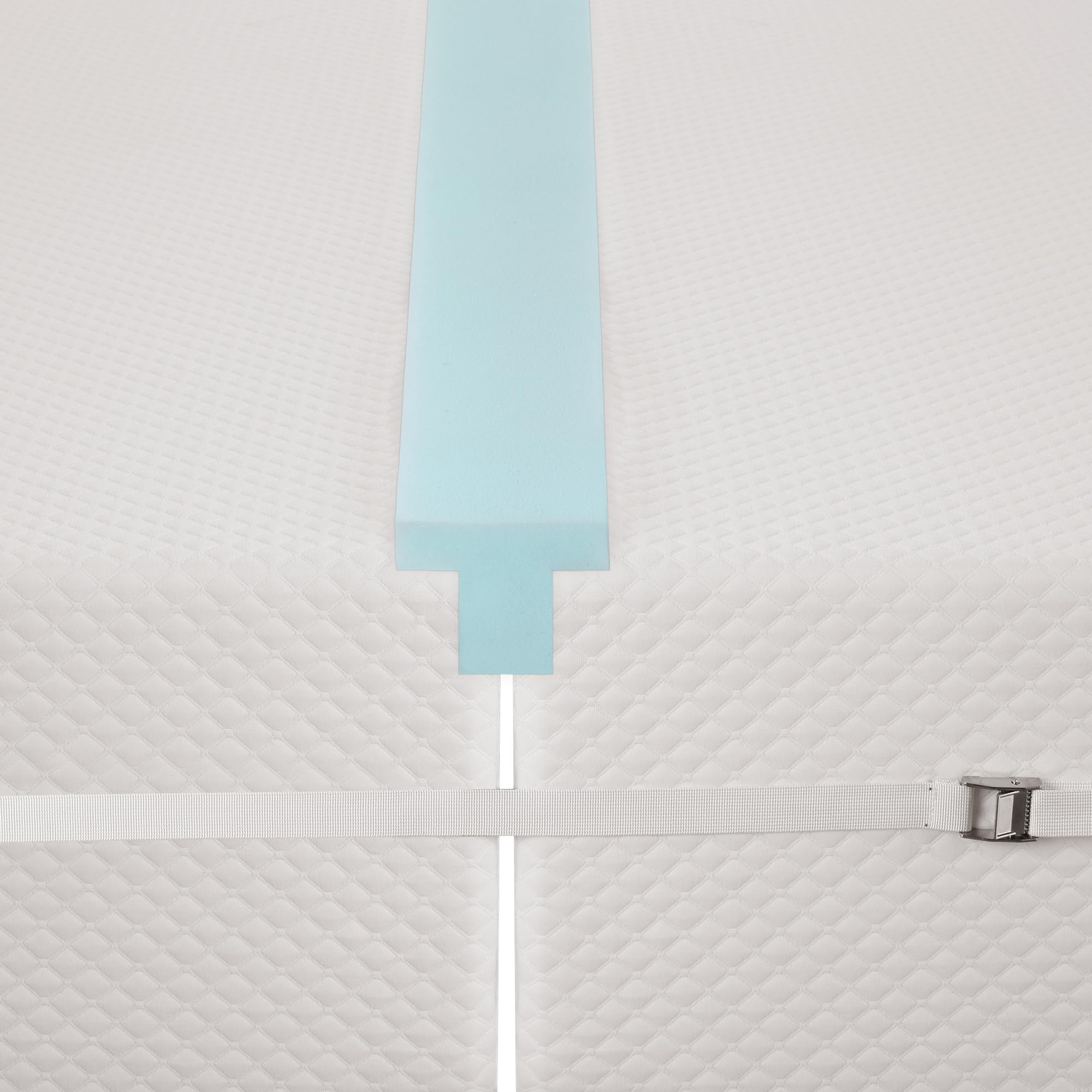 HOMBYS Twin to King Bed Converter Kit Bed Bridge with Fastening Straps, Foam Split King Gap Filler for Adjustable Bed, Mattress Bridge Bed Connector for Stayover, Family Room, 3"x78.7"