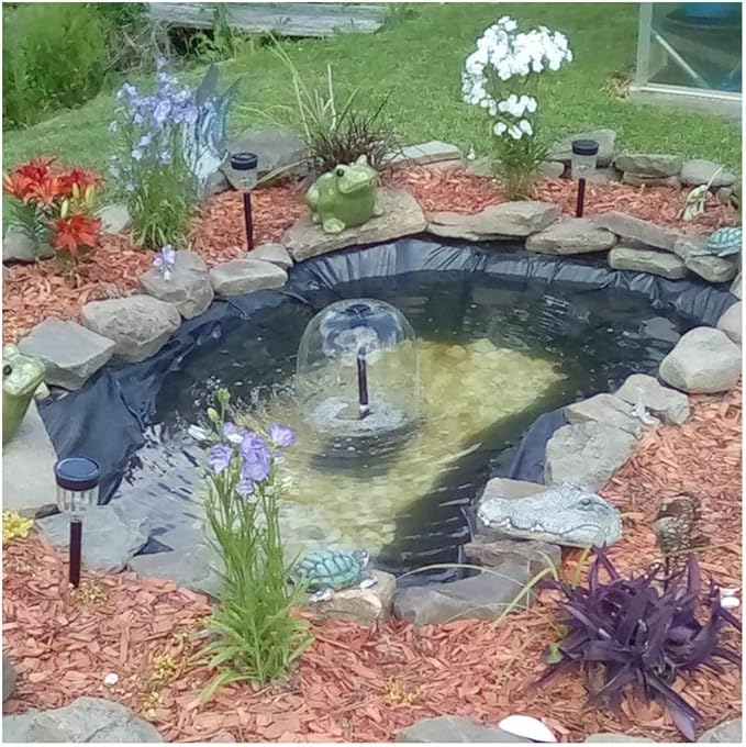 Image hubzclbl Large Fish Pond Liner Heavy-duty Waterproof Tarpaulin Fish And Plant Irregular Shape Application Anti-seepage Bouncy Lightweight And Portable,customizable (Black 10x7m) Image hubzclbl Large Fish Pond Liner Heavy-duty Waterproof Tarpaulin Fish And Plant Irregular Shape Application Anti-seepage Bouncy Lightweight And Portable,customizable (Black 10x7m)