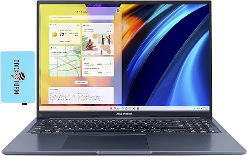 ASUS Vivobook Business Laptop de 16.0 pulgadas de ancho UXGA nivel IPS (AMD Ryzen 7 5800HS 8-Core 3.20GHz, 40GB RAM, 512GB PCIe SSD, AMD Radeon,
