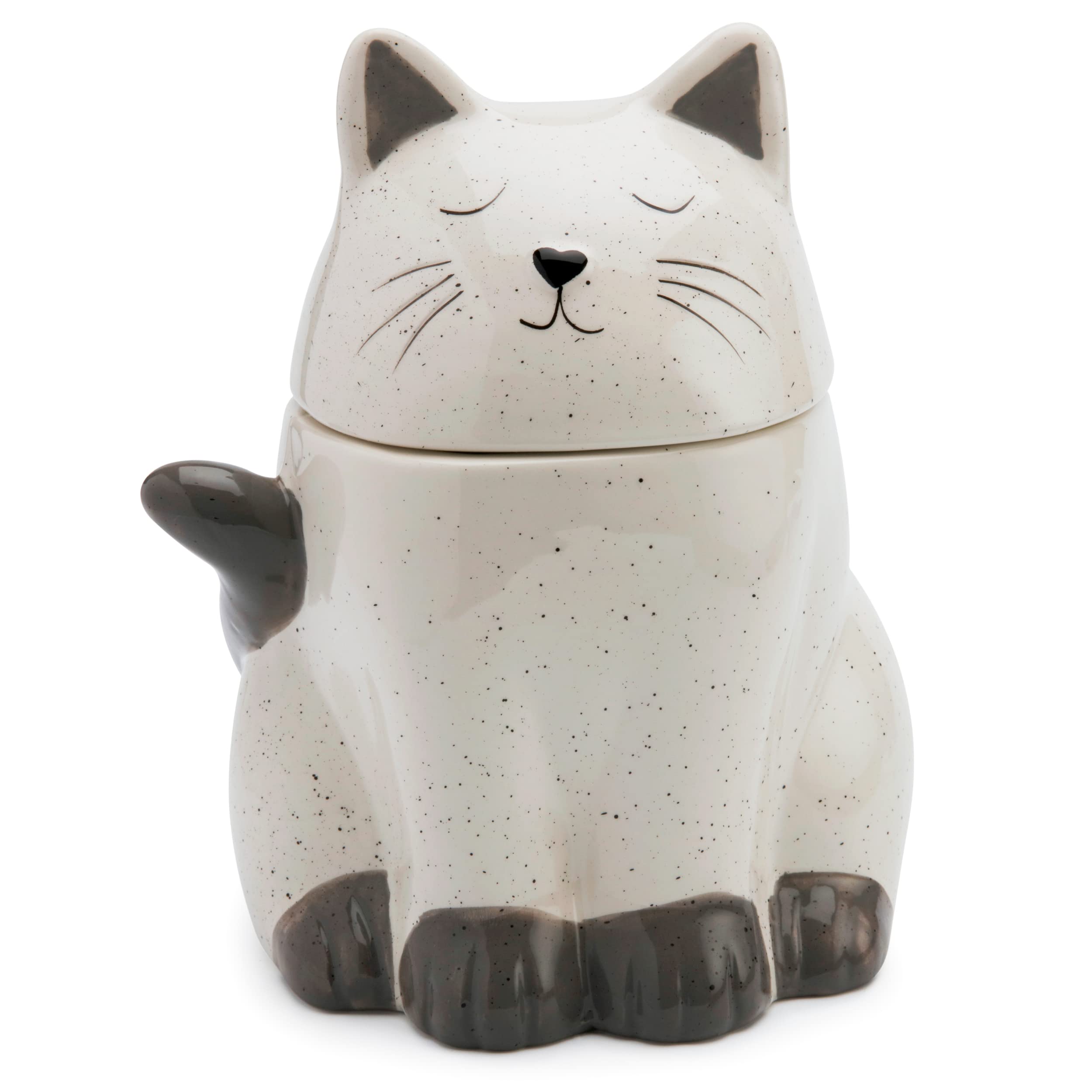 Mousehouse Gifts - Cat-Themed Family Cookie Jar, Cat Biscuit Tin for Kids