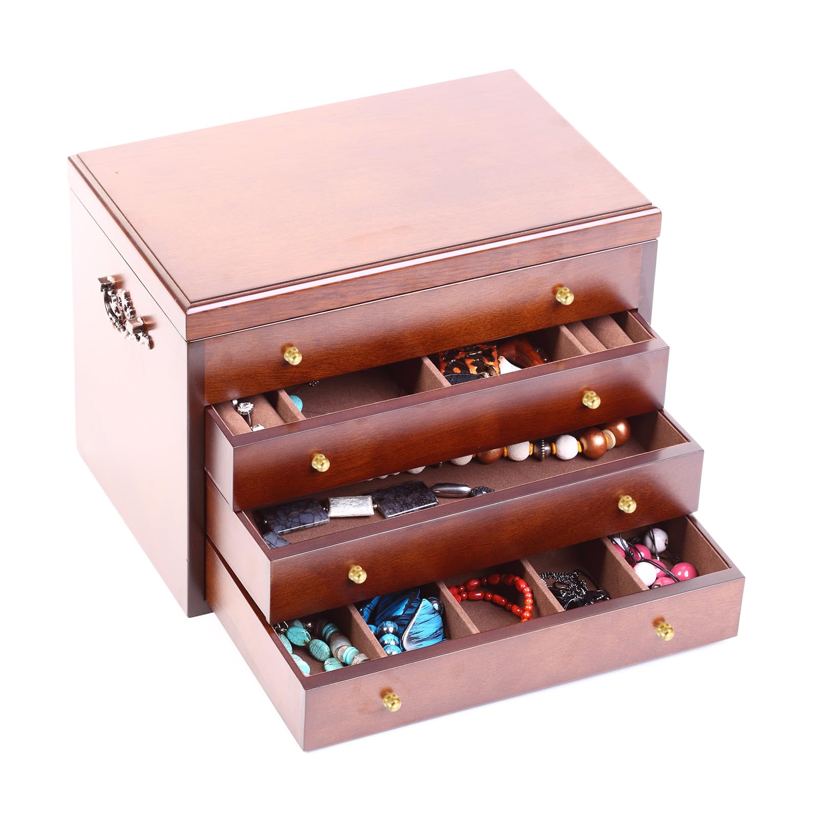 PATIKIL M6x1 Filettatura Ottone Tappo Dadi Manopola 20 Pacco Lampada Terminale Decorazione Vite Tappi Dado Maniglia Manopola Decorazione per Illuminazione Mobili Armadio 10mm