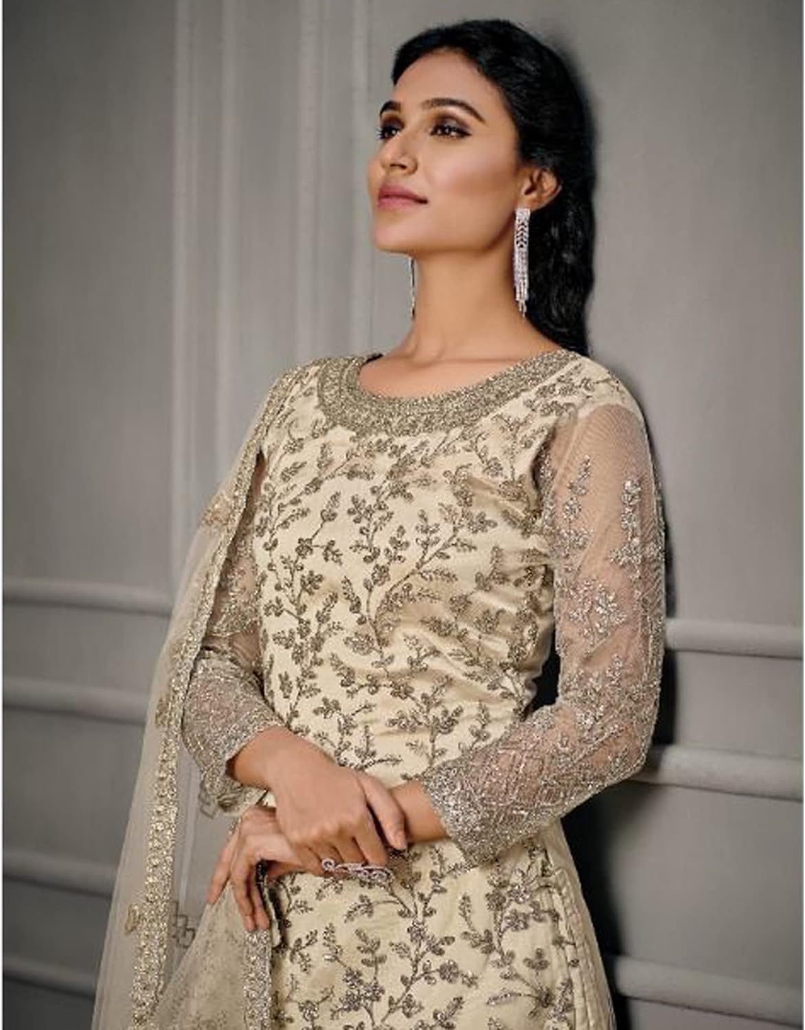 Eid Special Pakistani Designer Salwar Kameez Sharara Plazzo Suits Indian Trouser Pant Dress for Women