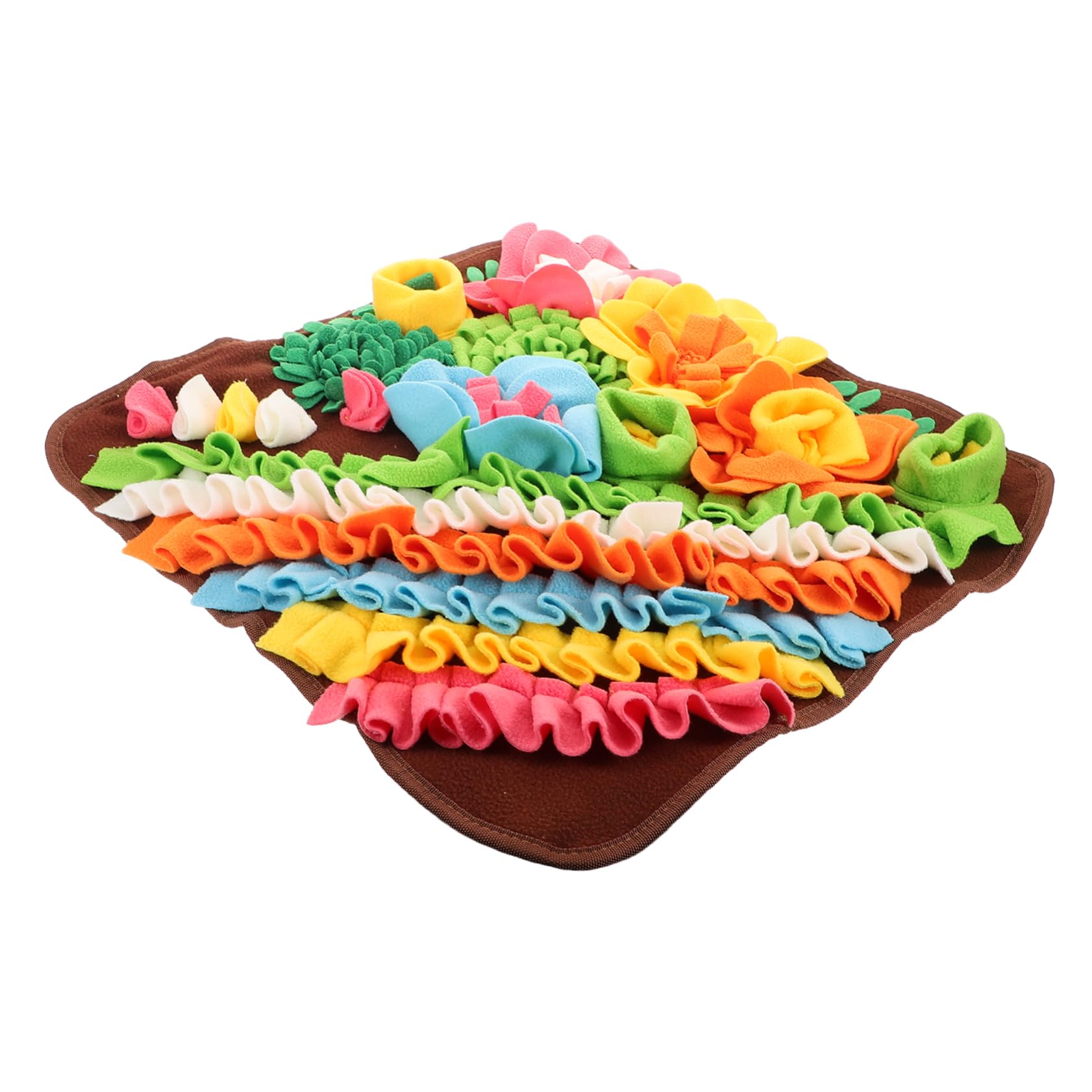 FONDOTIN Pet Snuffle Mat for Dogs and Cats Interactive Feeding and Training Pad Non Slip Slow Feeder Blanket Promotes Digestion and Reduces Bloating for Various Pets
