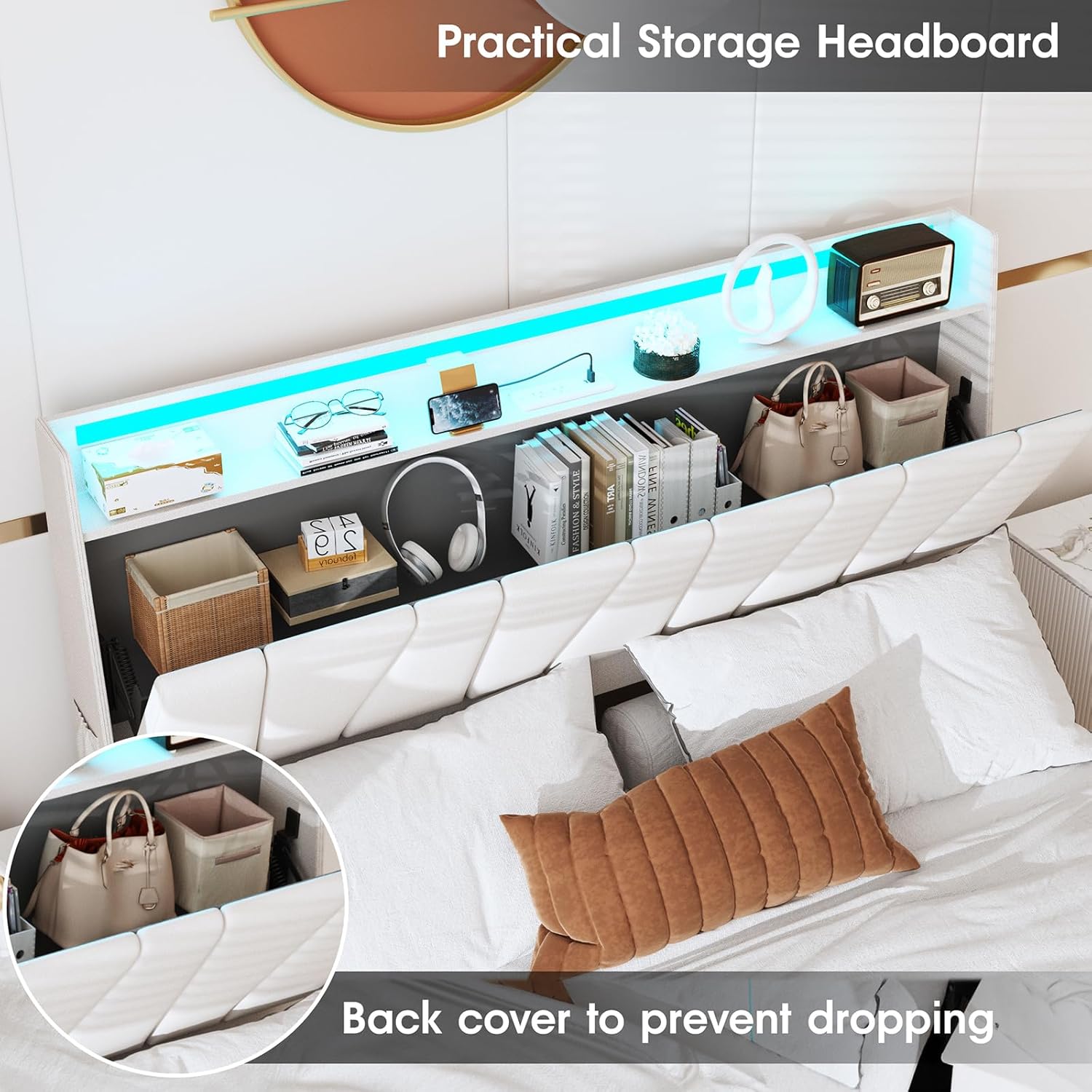 Headboard frame assembly