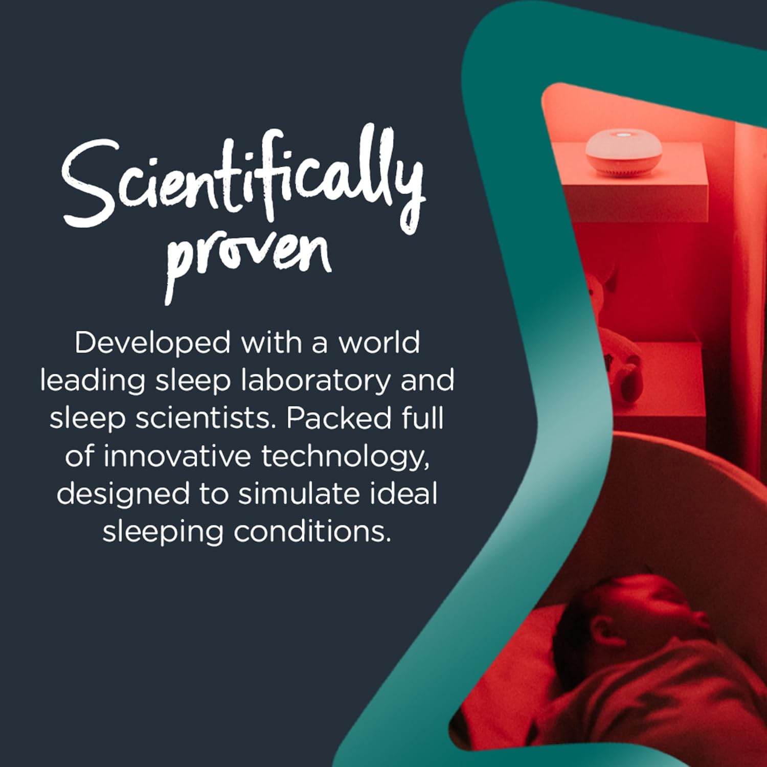 Tommee Tippee Dreammaker Baby Sleep Machine, Pink Noise, Red Light Night Light, Scientifically Proven, Smart CrySensor