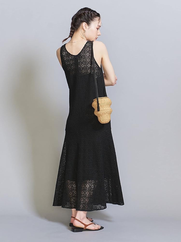 ラッセルレース プリーツワンピース 　Sally Scott ラッセルレース プリーツワンピース Sally Scott