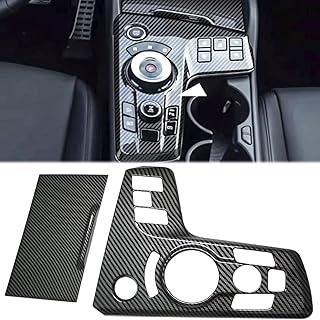 HEYOUTH Centre Console Wrap Kit Carbon Fibre Sticker Decor Interior Strips Car Decoration for Sportage NQ5 2022 2023 2024 (Hybrid Version Only)