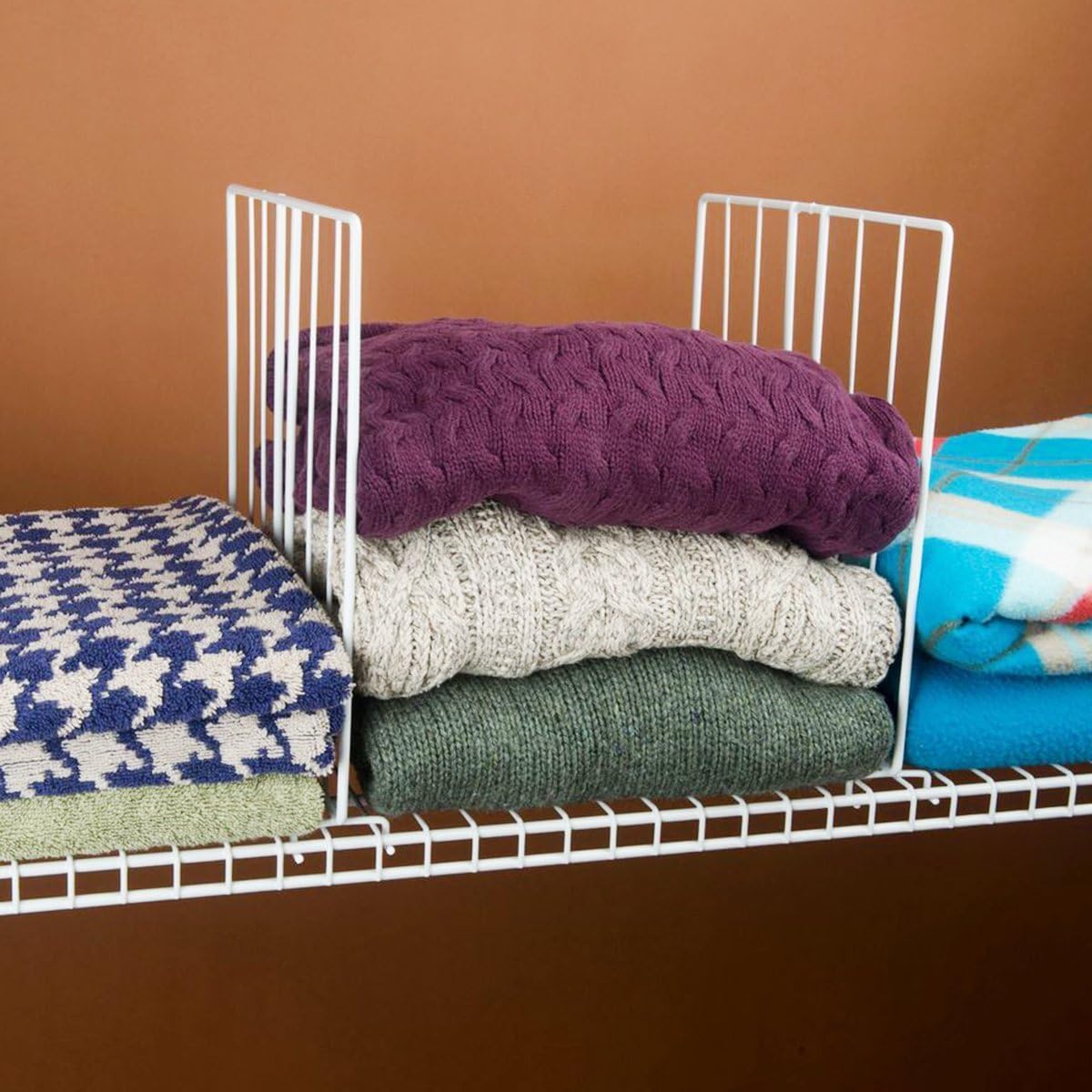 WIRE SHELF DIVIDERS SET OF 8 (FOR WIRE SHELVES) Amazon.co.uk Home