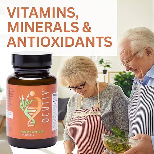 Miniatura 5 de Youngevity Ocutiv - Suplemento de vitaminas y minerales para los ojos - Contiene vitamina A, C, E, zinc, arándano, luteína, licopeno, zeaxantina,