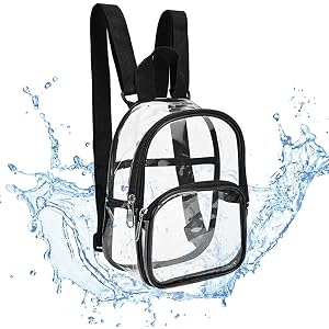 Borsa Tote Trasparente In PVC - Impermeabile, Tracolla Regolabile, 49x17x32 Cm