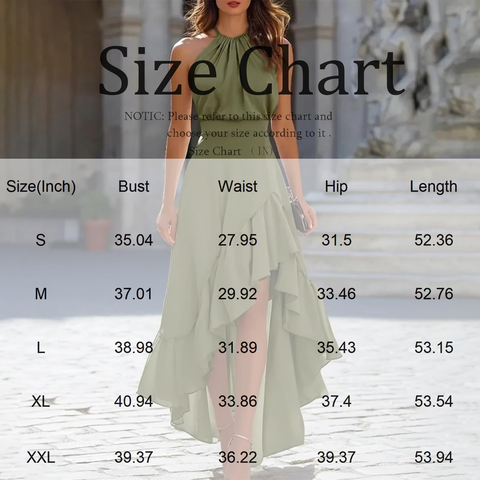 Damen Kleider Elegant Vorne Kurz Hinten Lang Volant Kleid A Linie Chiffon Abendkleid Neckholder Cocktailkleid Hochzeitsgast Festlich Abschlusskleid Tailliert Ärmellos Ballkleider Maxi Rüschen