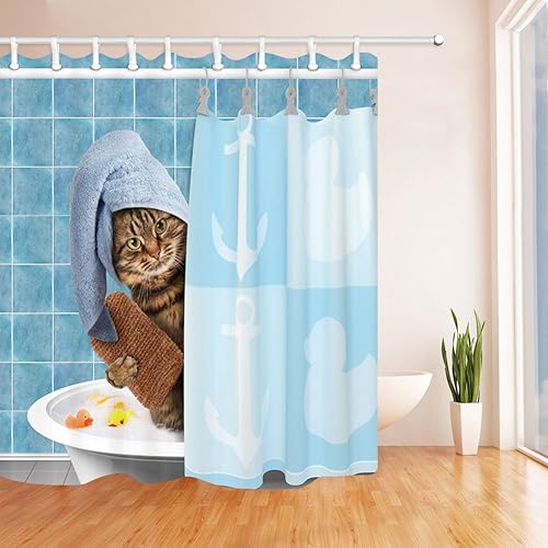 Funny Shower Curtains For Bathroom Amazon Co Uk