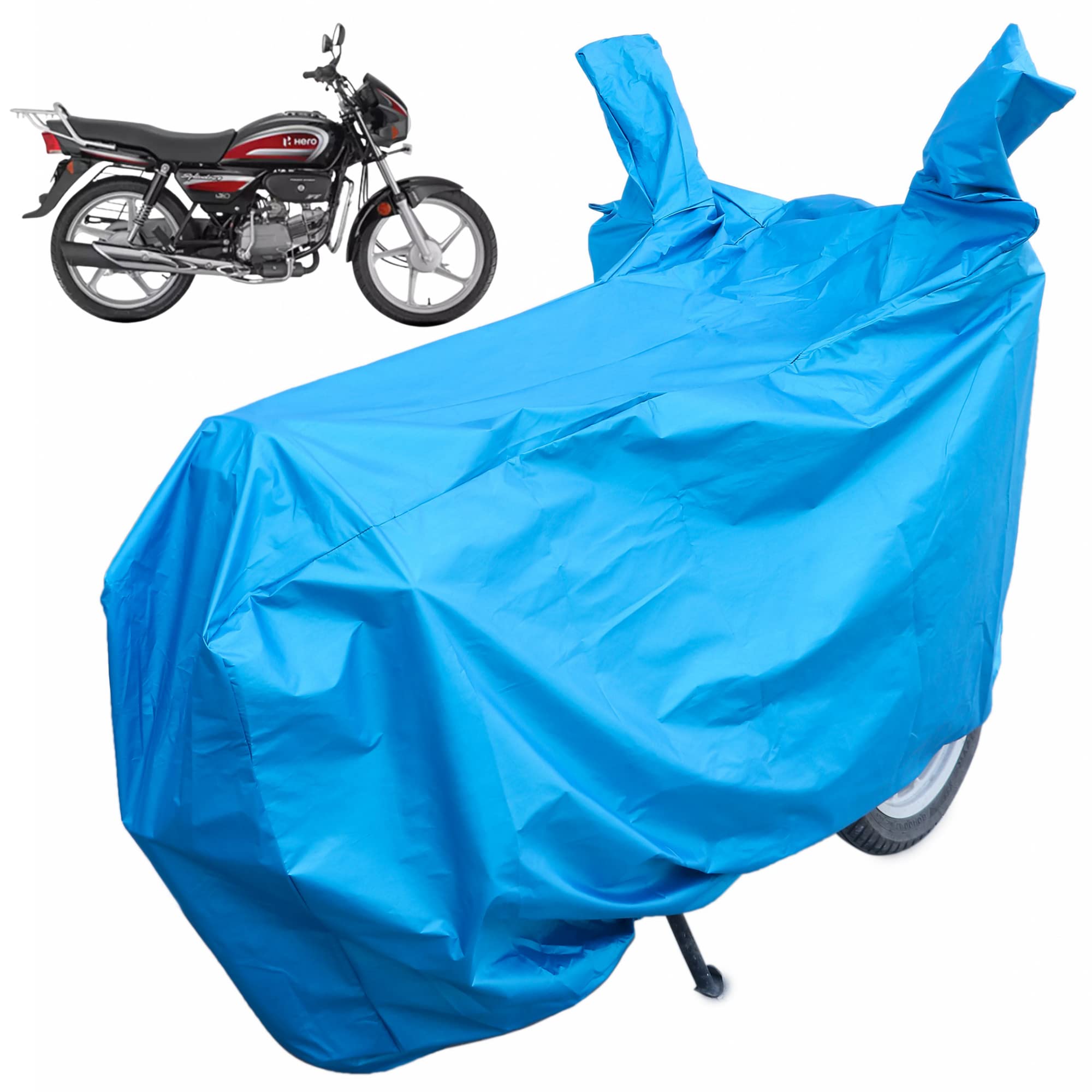 See full amazon price history chart for Autofact Universal Waterproof Bike Cover Compatible with All Bike Models Upto Length 2040 mm | Mirror Pockets | Windproof Design | Full Length Body Cover| UV Protection |Metallic Blue Color Autofact Universal Waterproof Bike Cover Compatible with All Bike Models Upto Length 2040 mm | Mirror Pockets | Windproof Design | Full Length Body Cover| UV Protection |Metallic Blue Color (B09XTZK8NH) Amazon Price History, Amazon Price Tracker