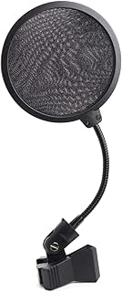 OnStage On-Stage ASVS4-B 4" Microphone Pop Filter with Clothes-Pin Style Clip