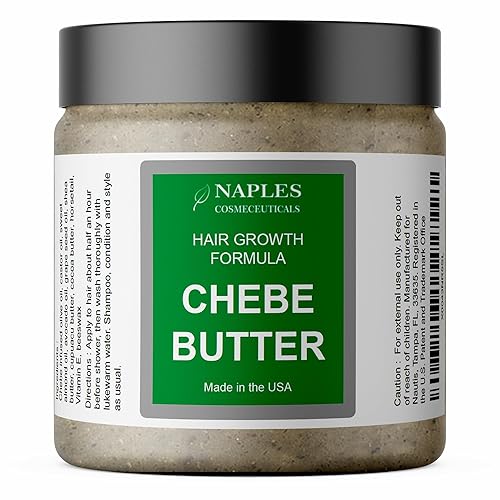 Chebe - Mantequilla para el cabello con polvo Chebe, acondicionador para el crecimiento del cabello, suero natural, fortalecimiento para todo tipo