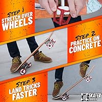 Vista 4 de SkaterTrainers- Skateboard Tricks Fast No Experience Needed- Fun, Safe, and Easy- Ollies, Kickflips and More- All Ages- Accessories Make Great