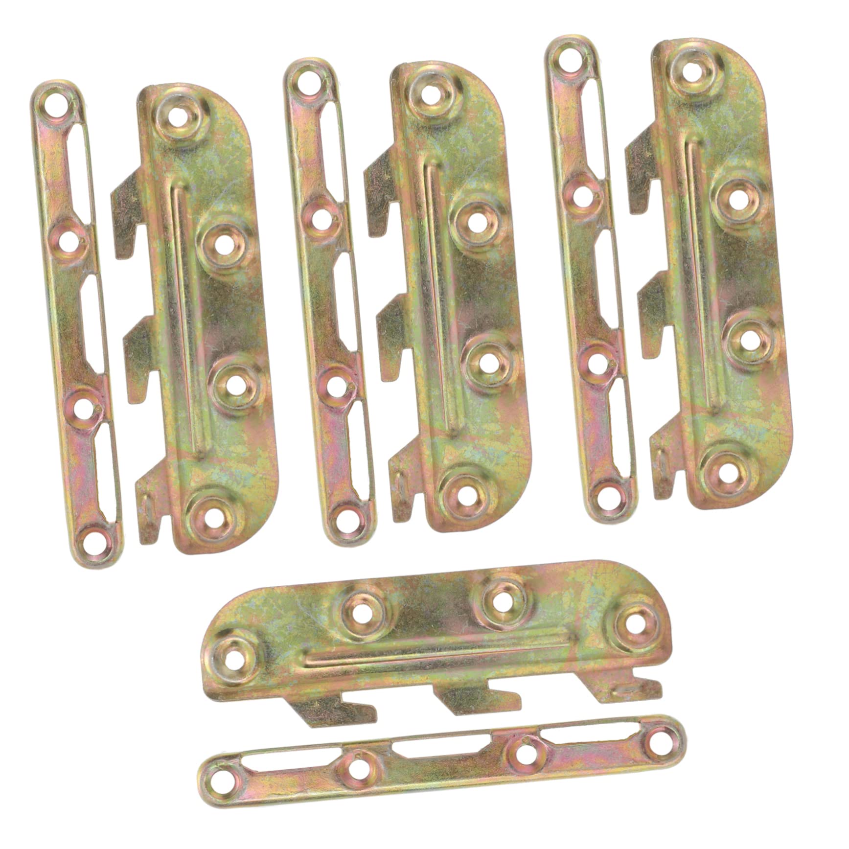 Supports de cadre de lit métal 5 pouces Mobestech pour fixation de tête de lit et montage de meuble