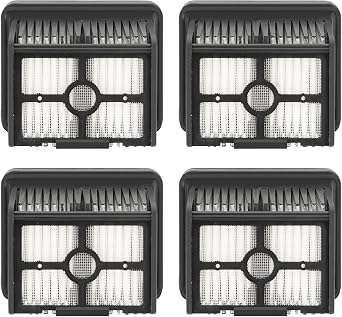 4 Pack H12 Pro Replacement HEPA Filters for Dreame H12 Pro/ H12 DUAL/ H13 Pro/ M12/ H15 Pro/ H12S/ H12 Pro FlexReach Wet Dry Vacuum Cleaner, Vacuum Filters, Canister Filters, Upright Filters