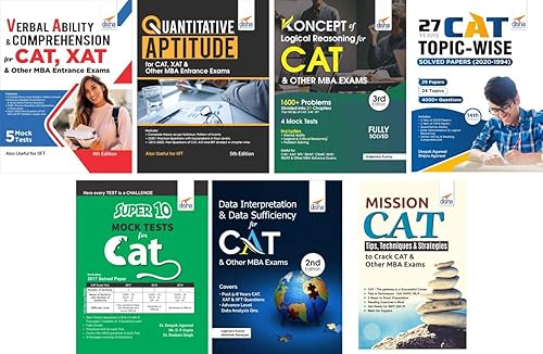 Study Package for CAT, XAT &amp; other MBA Entrance Exams with 10 Mock Tests 4th Edition