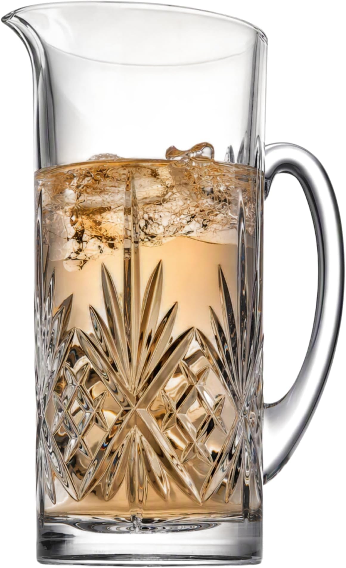 Dublin Collection Beverage Pitcher Carafe, Cocktail Bar Mixing Glass - 34oz