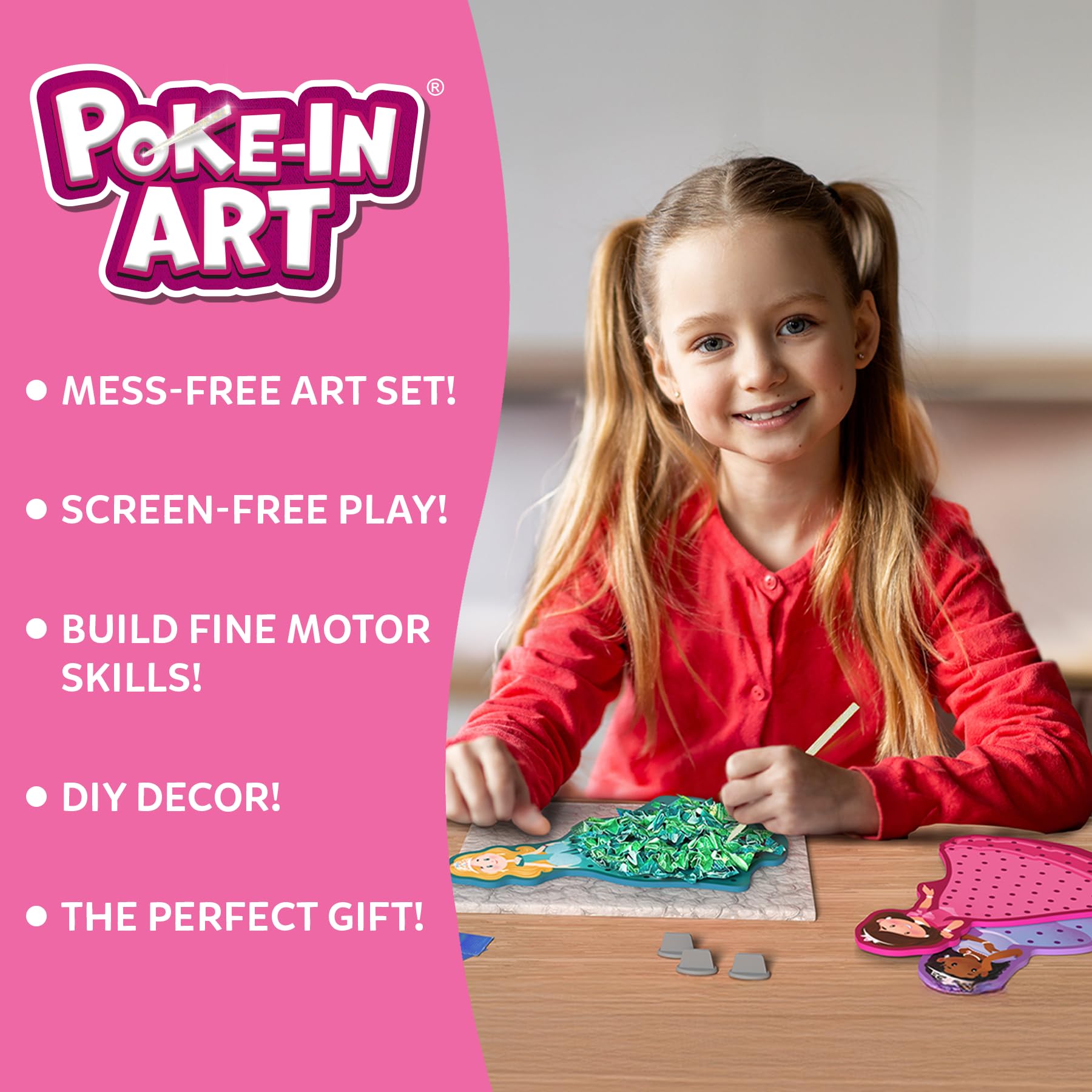 Skillmatics Poke-in Art: Magical Princess Craft Kit -2