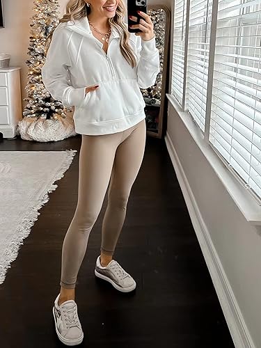 Miniatura 5 de HeyNuts Essential Leggings 25'', High Waisted Comfortable Soft Athletic Yoga Pants