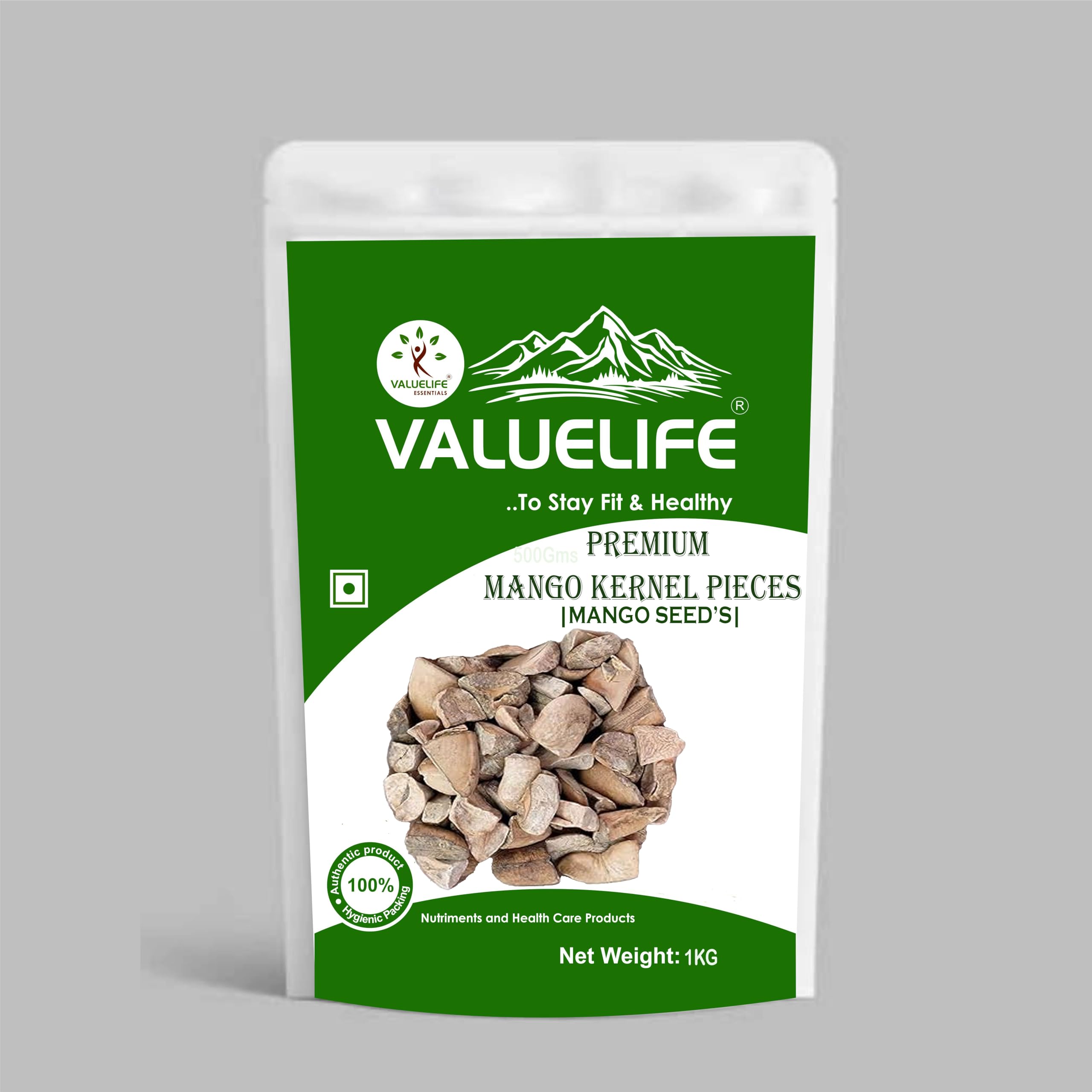 VALUE LIFE Premium Grade Mango Seed Pieces | Natural Farm Fresh Mango Kernel Cuts (1000 gram)-image-6
