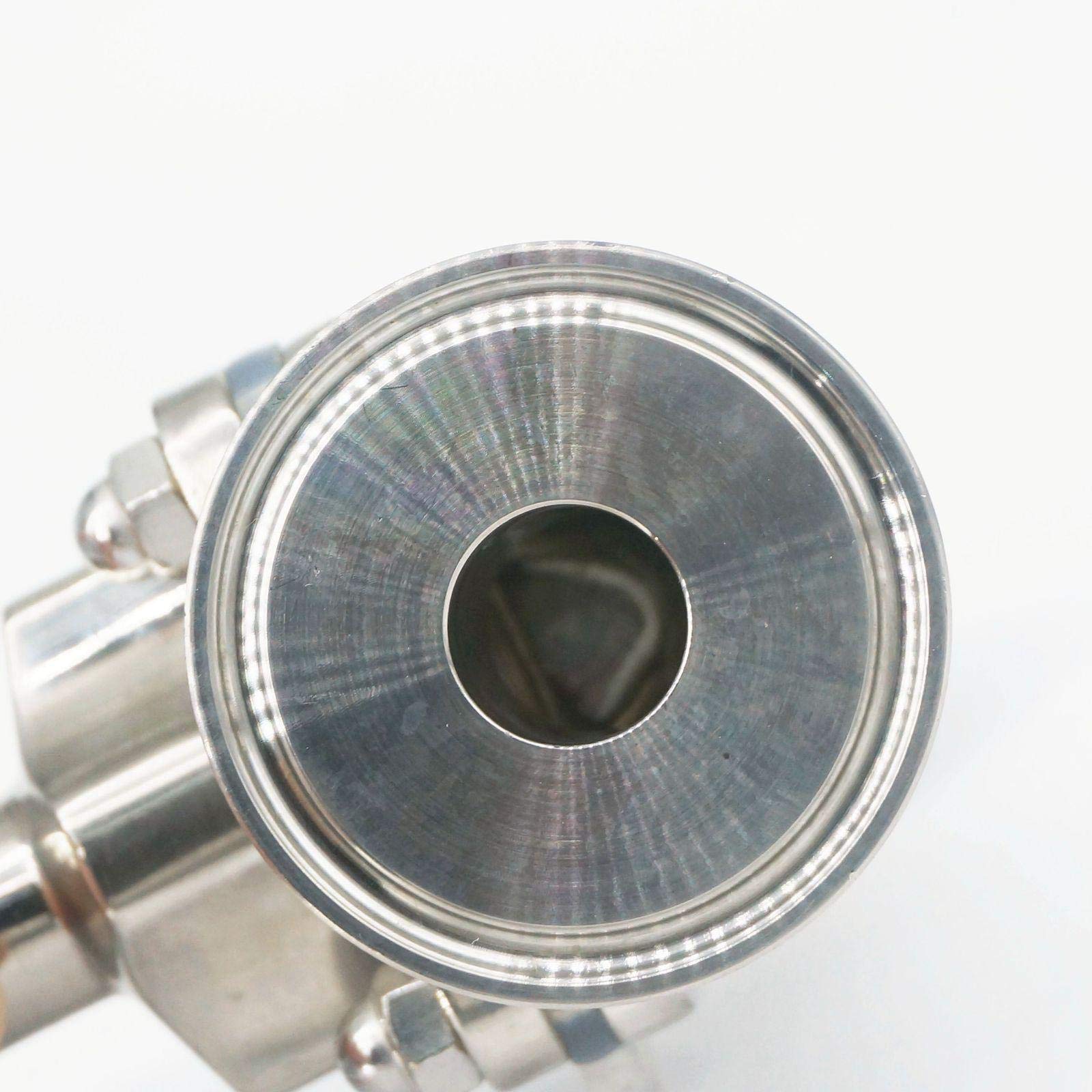 PAKMEZ 3/4" 19mm 316 Stainless Steel 1.5" Tri Clamp Diaphragm Valve Brew Beer Dairy Product