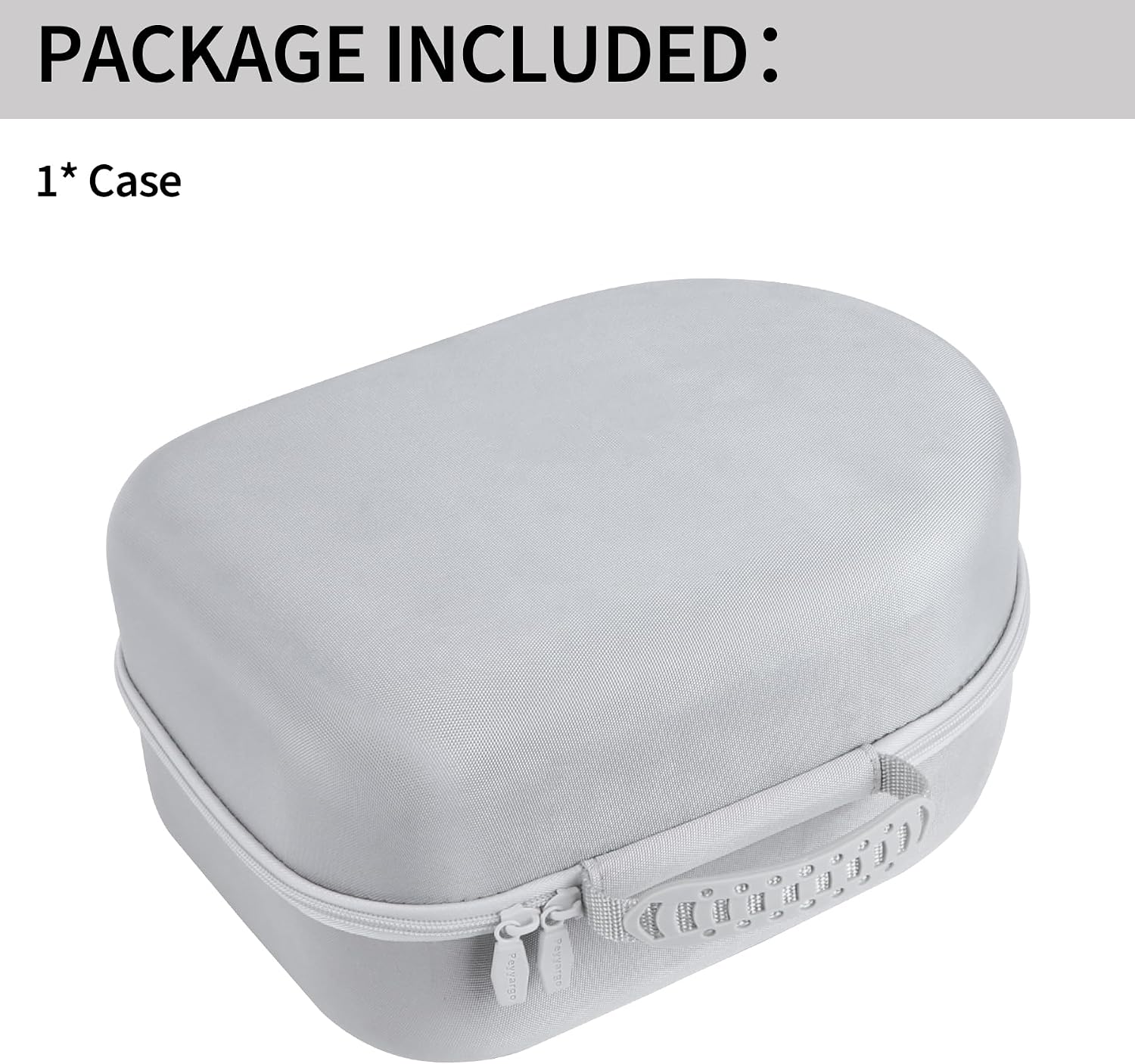 Storage Case Compatible with Meta Quest 3S / Quest 3 VR Headset | Lightweight Carry, Secure Storage, Convenient Zipper, Soft Interior,White Case