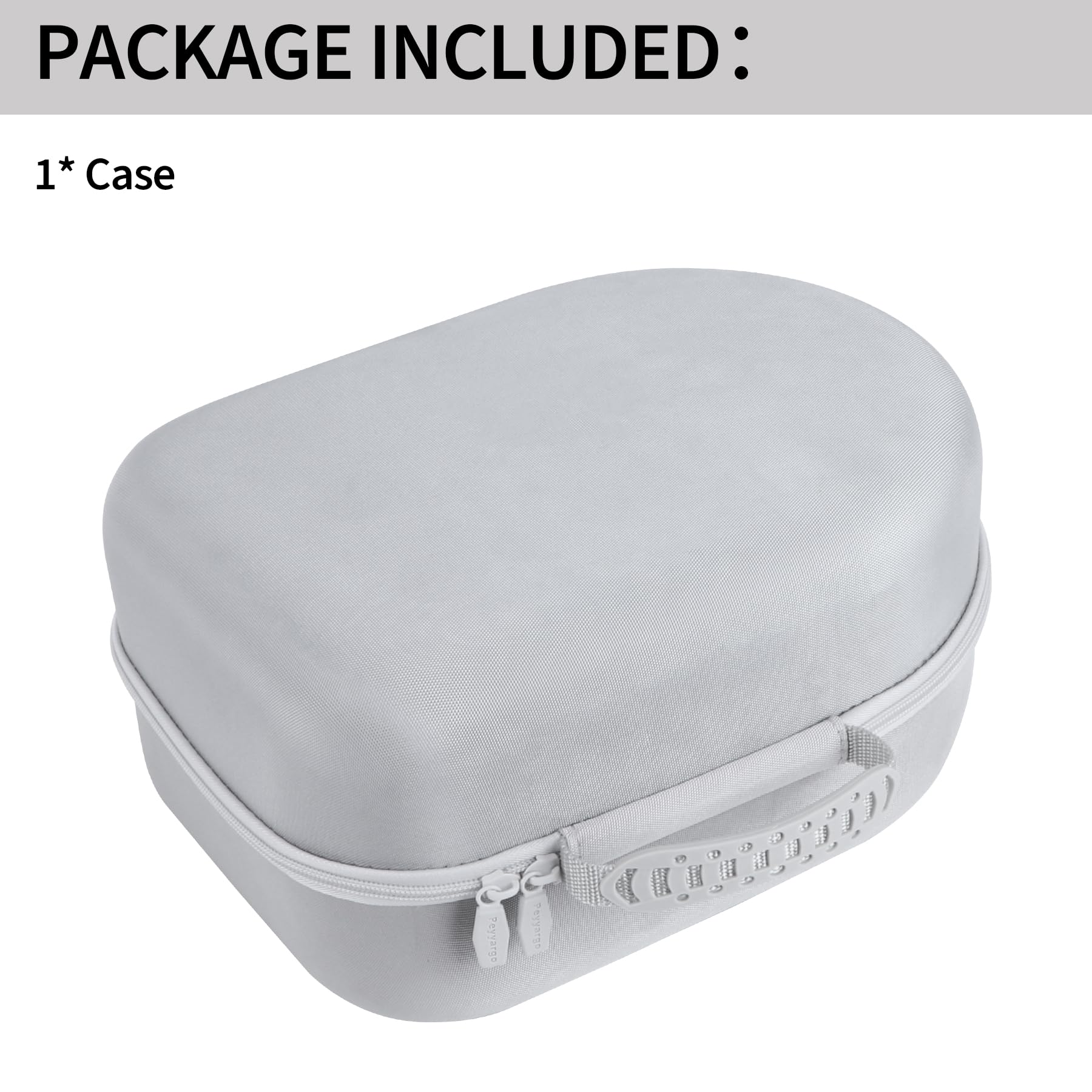 Duro Protettiva Custodia Compatibile con Meta Quest 3S / 3/2 Realtà Virtuale (Grigio)
