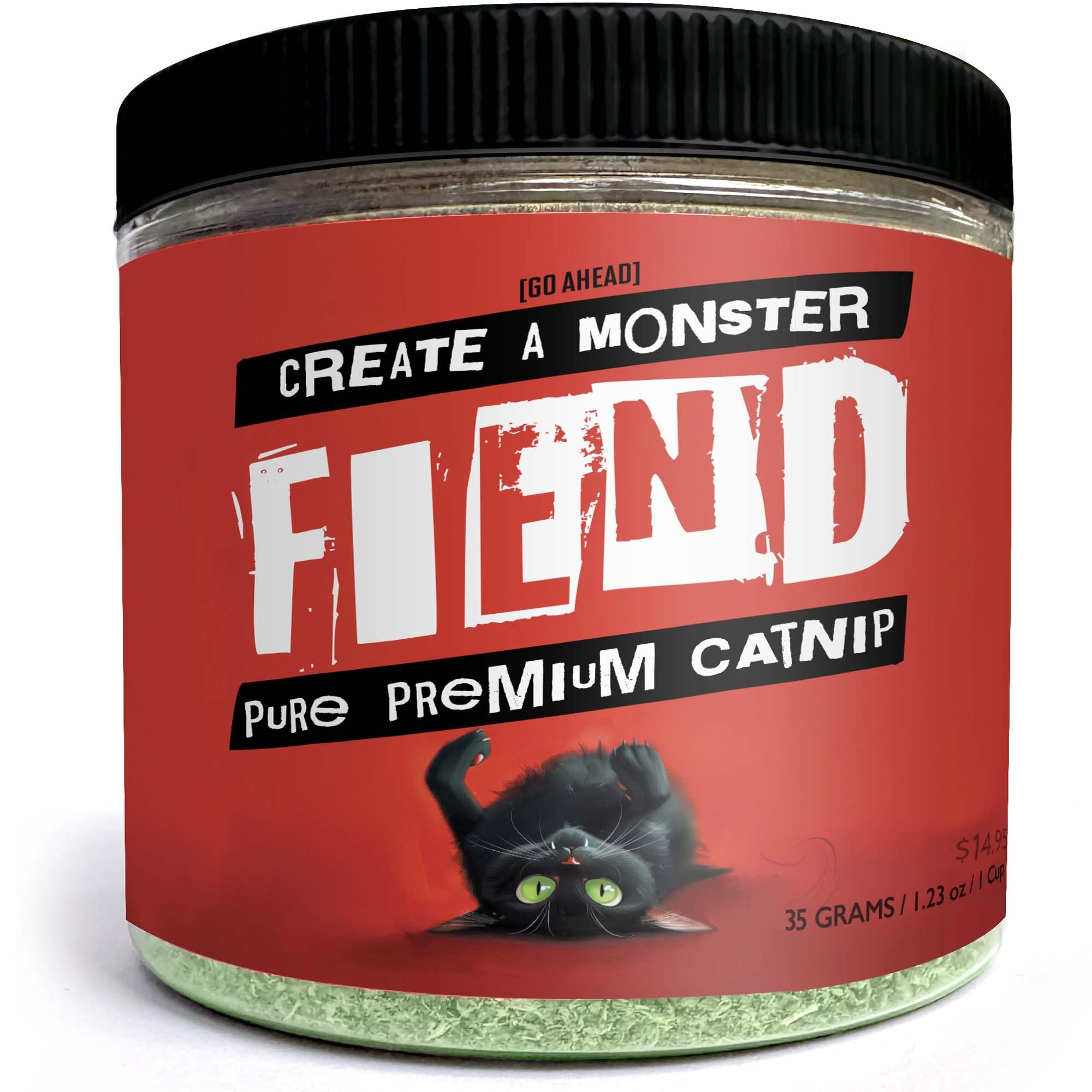 Fiend Hierba gatera pura de alta calidad: la hierba gatera premium más suave, potente y feliz, adelante, crea un monstruo
