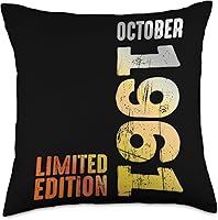 Vista 1 de Since October 1961 Retro 1961 Vintage 1961 October Throw Pillow