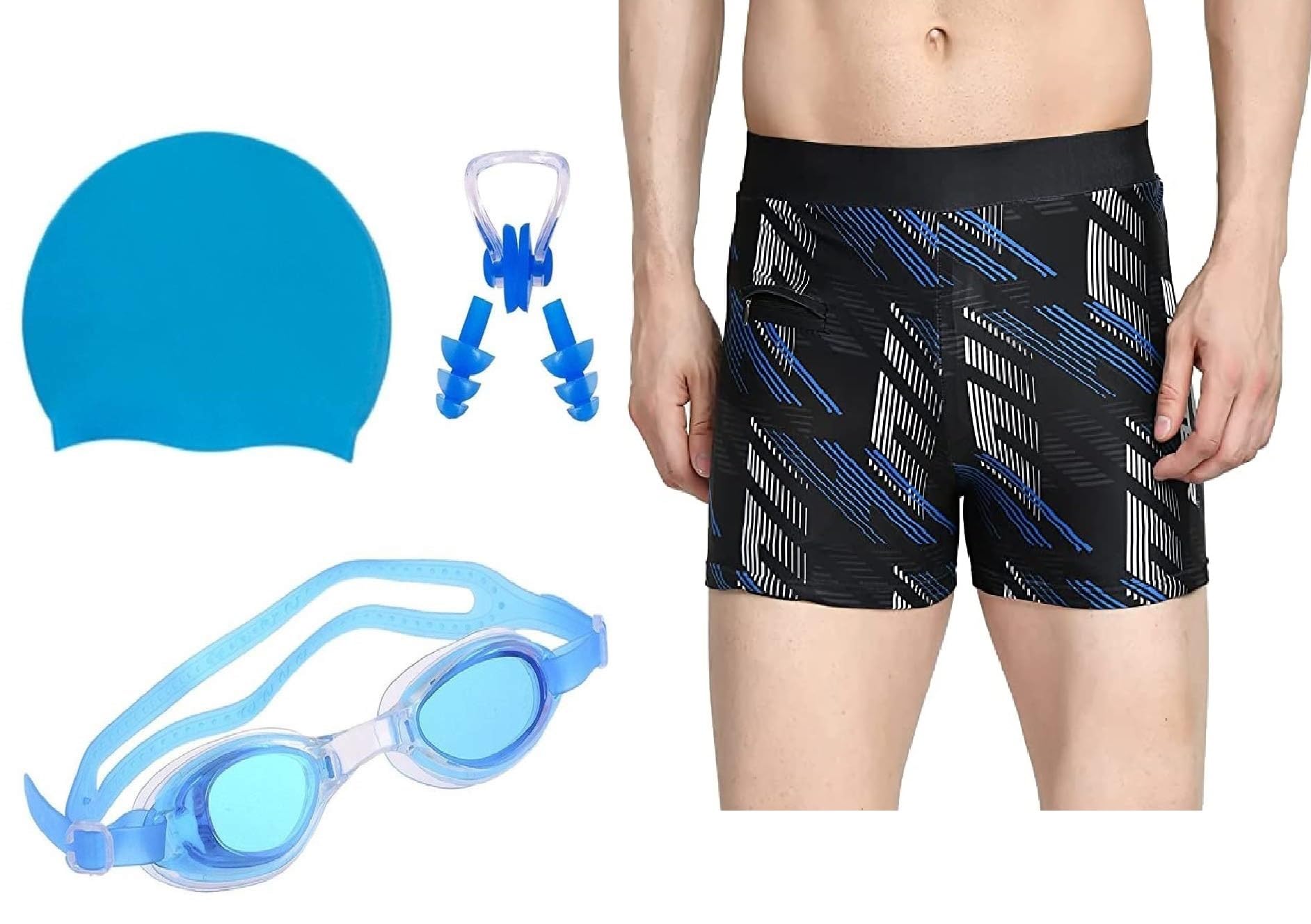 GOLDEN GIRL Swimming Kit for Boys Kids & Men Boy_Swim_Kit_Black_P-image-48