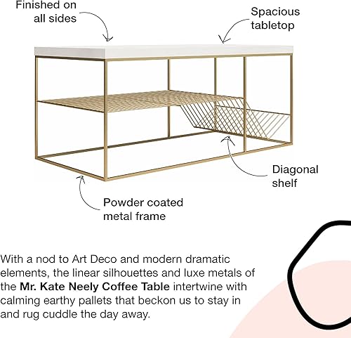Miniatura 7 de Mr. Kate Mesa de centro Neely, yeso