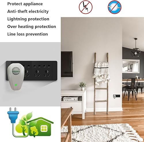 Miniatura 5 de Dispositivo de ahorro de energía Stop Watt - DINSLIA 30KW Enchufe de EE. UU. Caja de ahorro de electricidad de 90 V-250 V - Dispositivo de voltaje