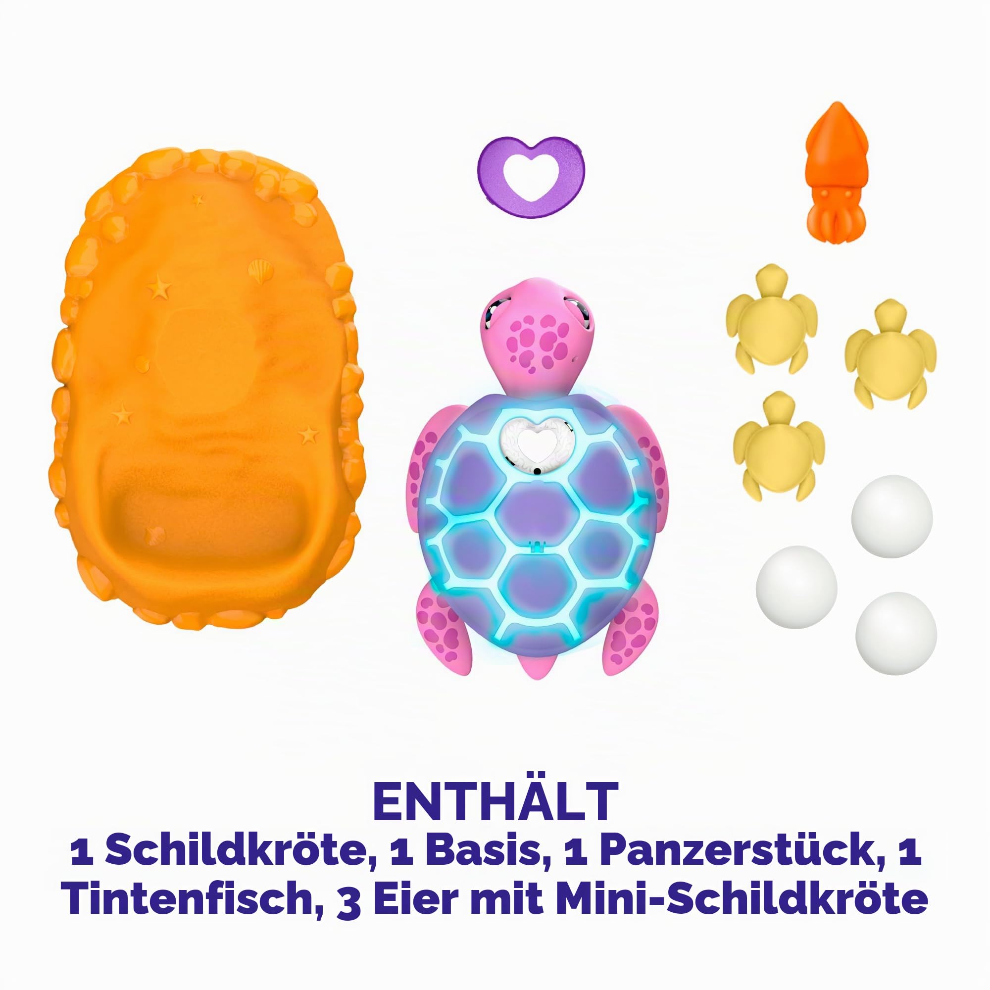 Bizak Speichern Sie die rosa Schildkröte, interaktives Haustier für Jungen und Mädchen, unboxing Erfahrung, reinigen und kümmern Sich um Ihr interaktives Tier mit Reaktion und Ton, Pflegespiel