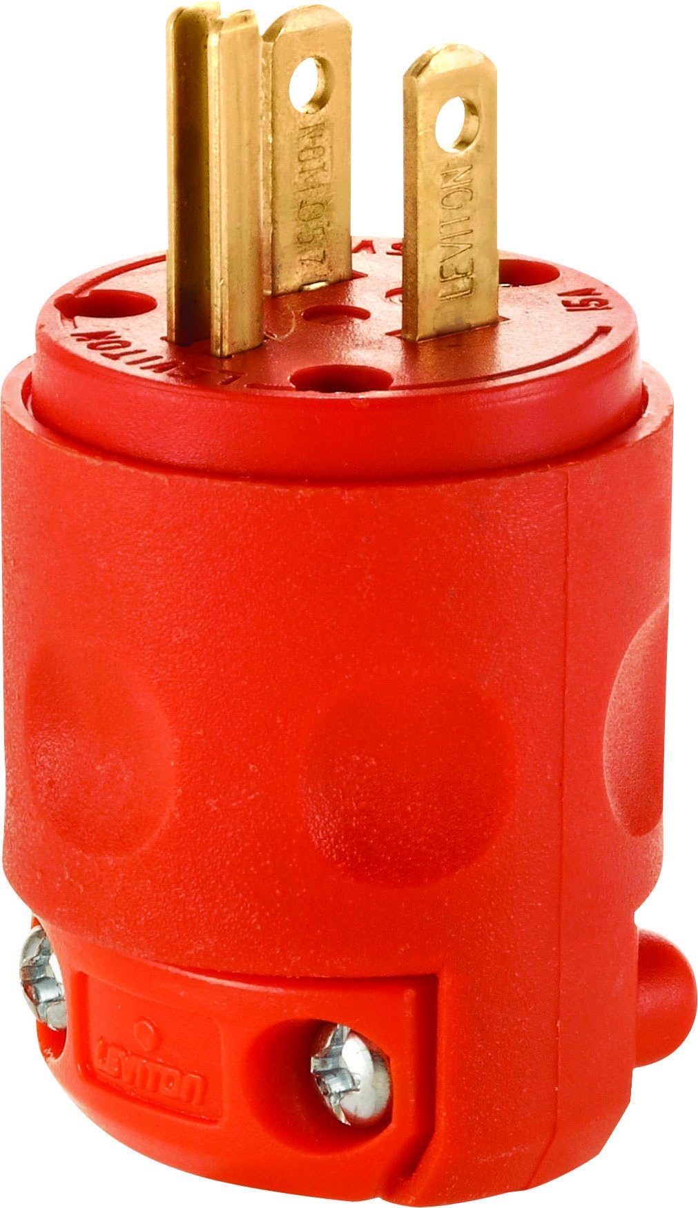 515PV-OR 15 Amp, 125 Volt, Grounding Plug, Orange