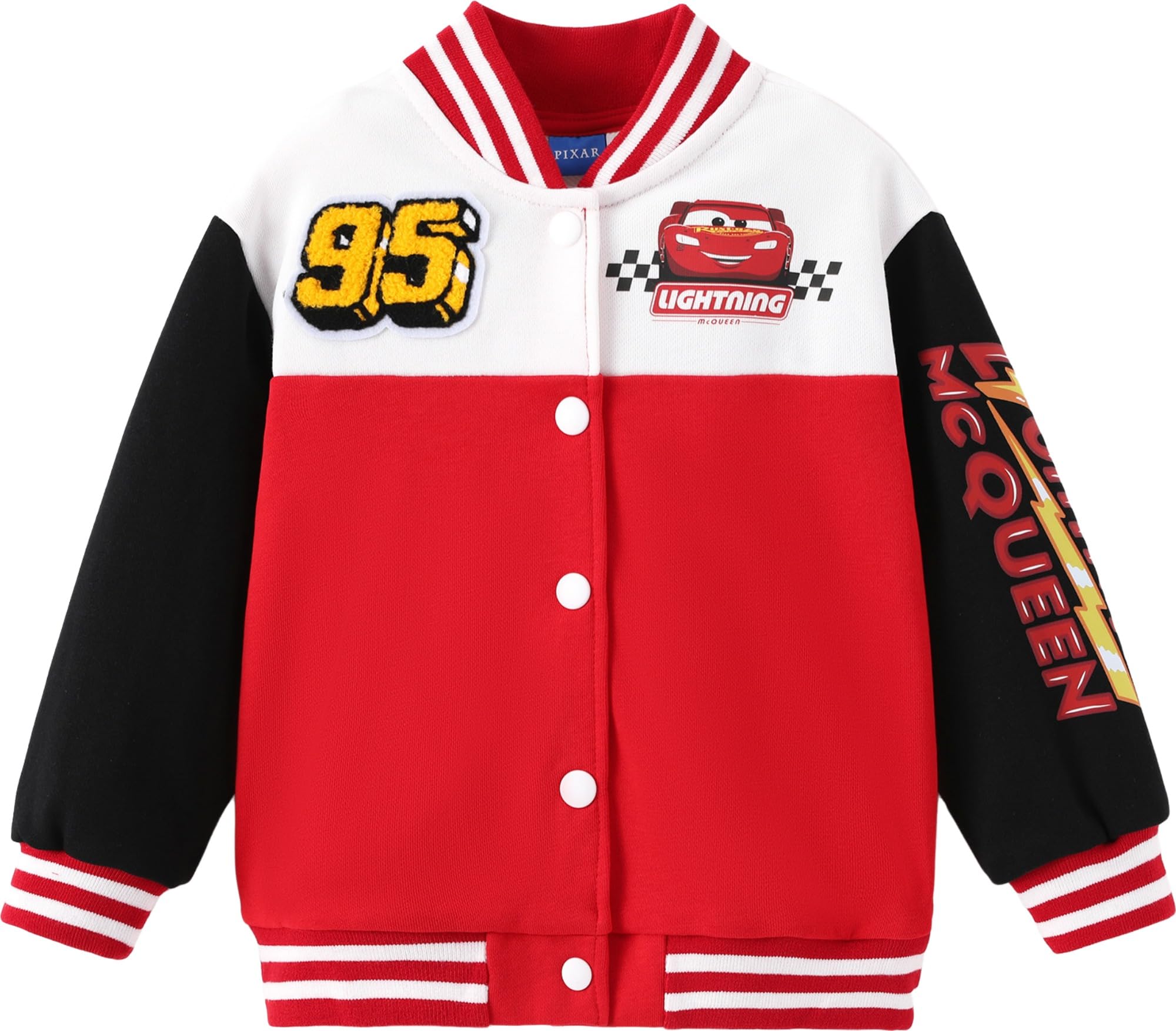 Disney Bomber Jacket Spider Man Marvel Toy Story Cars Varsity Cardigan2-13Y