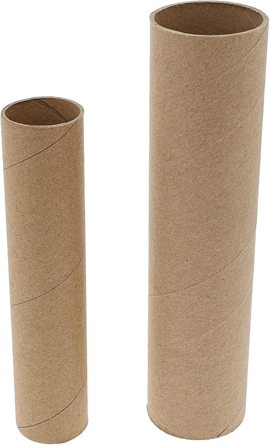 50 Brown Empty Paper Towel Rolls, 2 Size Cardboard Tubes for Crafts, DIY Art Projects (6 and 7.5 In)