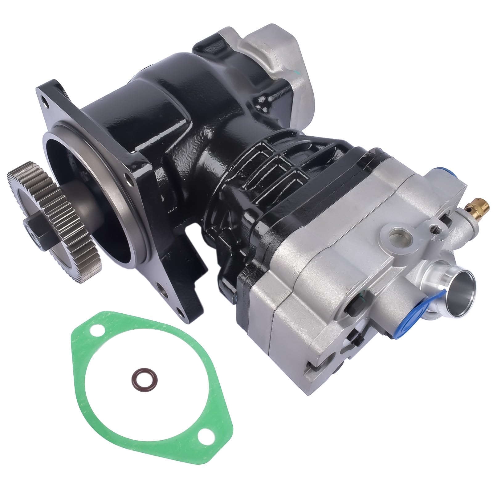 Woosphy Air Brake Compressor with Gasket Replacement for Detroit Diesel DD15 2011-4711302515 RA4711302515 EA4711302515
