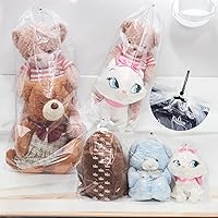 Vista 7 de Bolsas de plástico grandes multiusos con cordón para guardar la bolsa de golf, colchón de picnic bueno para organizar el hogar, juego reutilizable