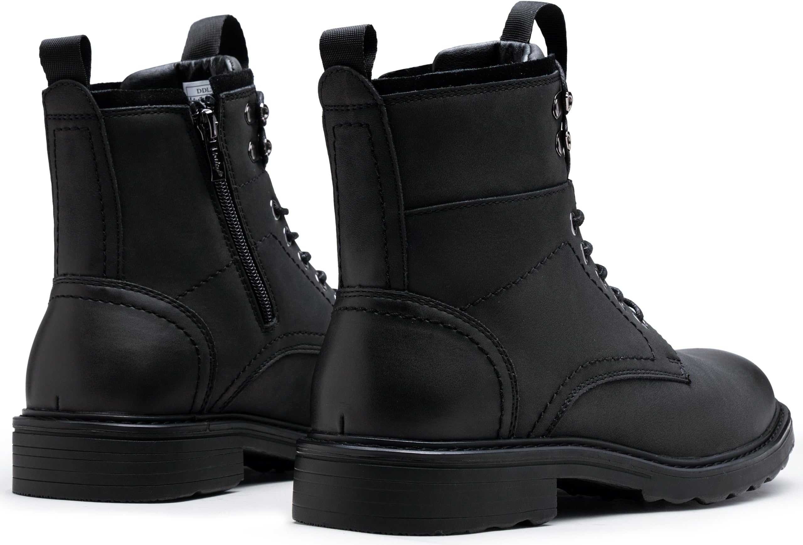 Vostey Mens Boots Motorcycle Casual Boots for Men Zipper Fashion Chukka Boots Mens