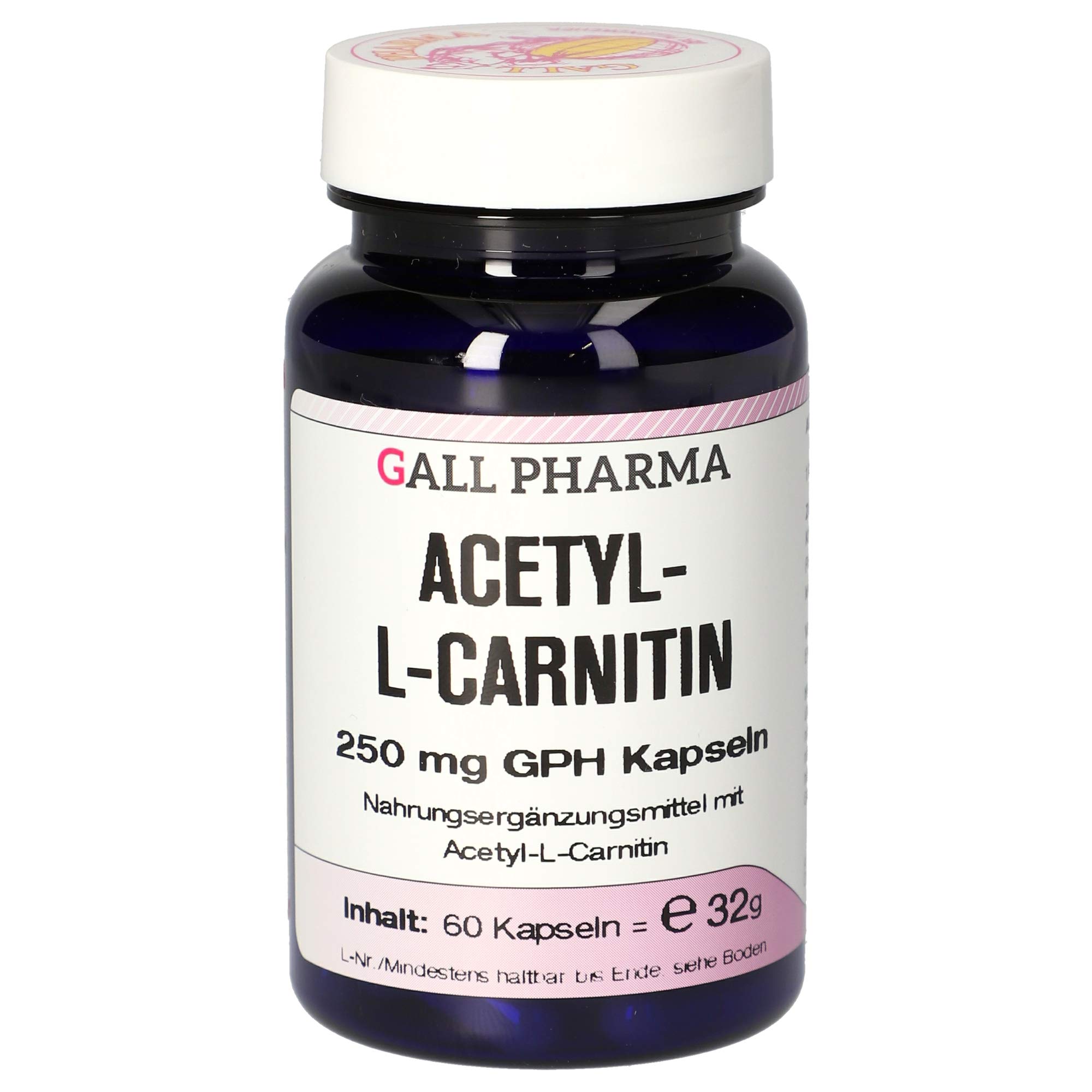 Gall Pharma Acetyl-L-Carnitin 250 mg GPH Kapseln, 60 Kapseln
