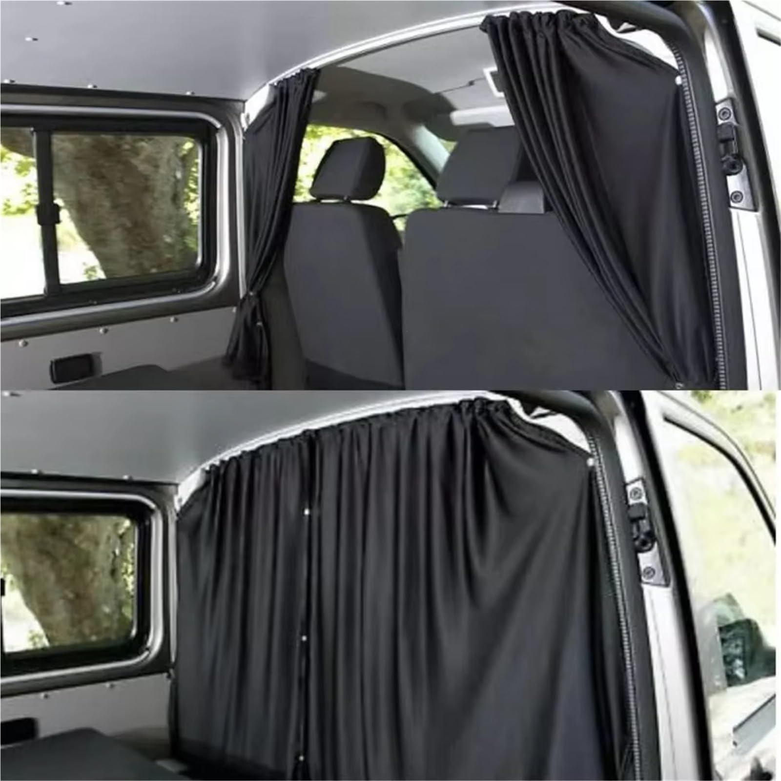 Parasole per Auto per T5 T6 Tenda Divisoria per La Privacy della Cabina Anteriore Posteriore Camper Van Parasole E per(High Roof Size 185x100cm)