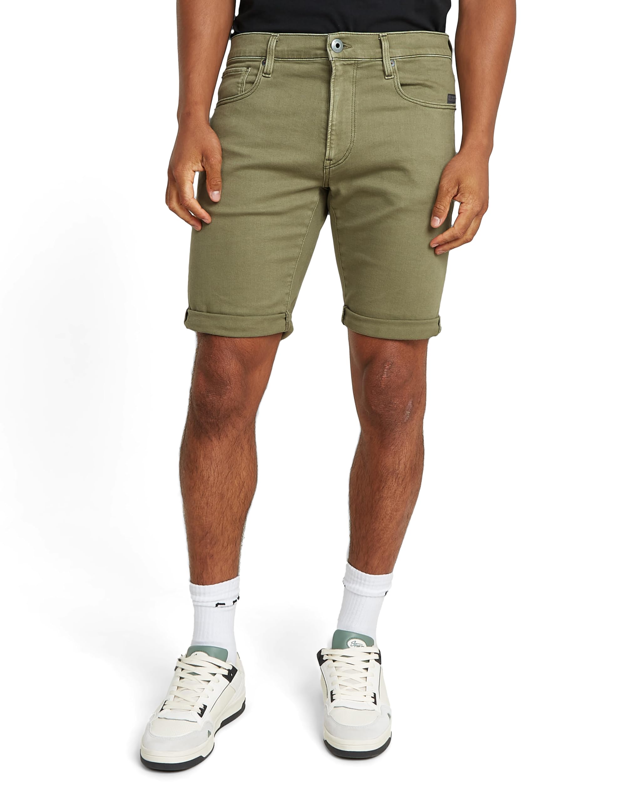 G-Star RAW Herren 3301 Slim Shorts, Grün (Faded Shamrock gd D10481-C258-G567), 38