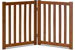 LZRS Wooden Dog Gates: Solid Freestanding Protection
