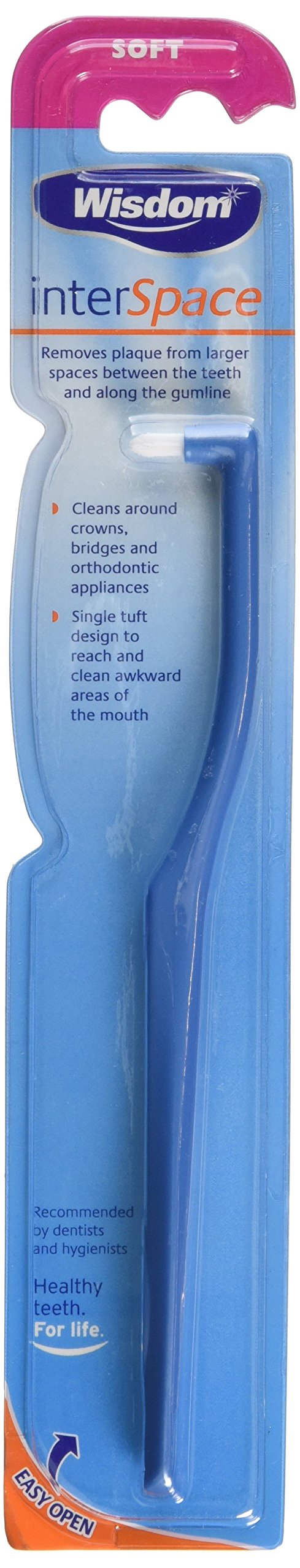 Wisdom InterSpace Soft Toothbrush (3 pack)
