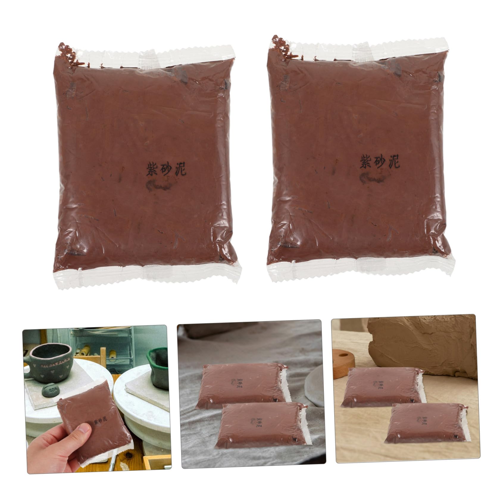 SHINEOFI 4borse Kit Di Argilla Modellabile Fai Da Te Di Argilla Autoindurente Colorata Per Sculture e Creazioni Artistiche Per Borsa Per Artisti e Hobbyisti